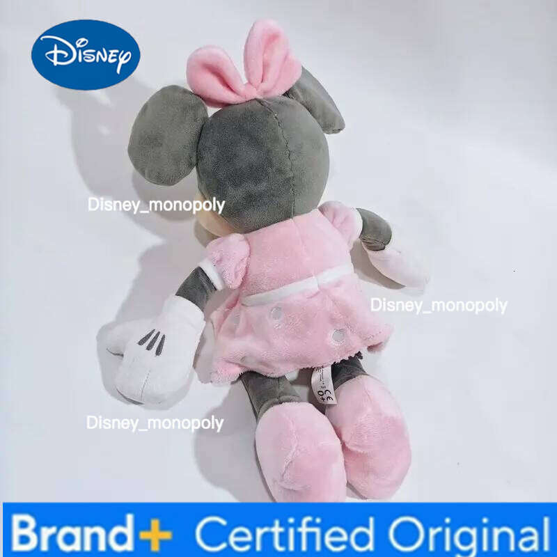 Disney In-Stock 35cm Classic Retro Mickey Minnie Mouse Plush Toys Stuffed Soft Doll For Boys And Girls Birthday Gift H260126