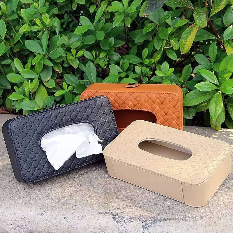 Interior Products Tissue Box Car Creative Sunshade Hanging Sunroof Seat Back Pumping Carton Accesorios Para Auto
