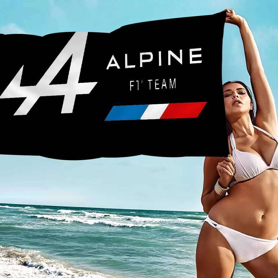 A-Alpine Automobiles Microfiber Quick Drying Beach Towels Oversized Printing Super Absorbent Pool Towel Blanket 26Y0126