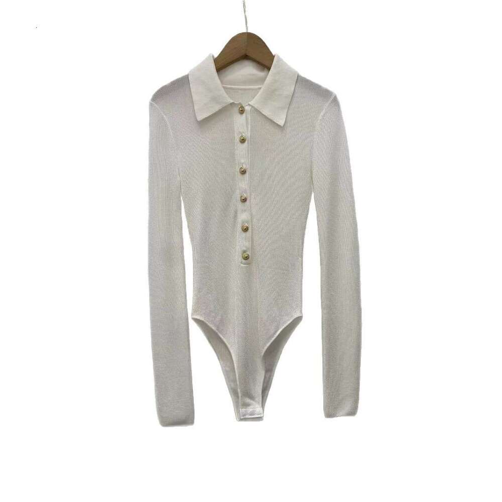 2026 summer new designer French niche style elegant and simple style lapel slim knit women's cardigan top