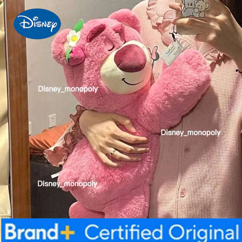 Disney Hot Anime Story Lots-O-Huggin Toy Kawaii Lying Sleeping Lotso Bear Plush Soft Stuffed Pillow Birthday Gift H2601261