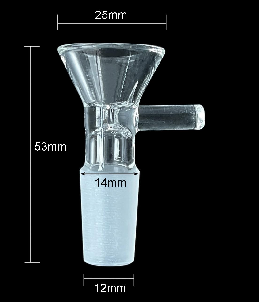 STOCK IN USA, 6pcs 4Inch Clear Thick Glass pipe Bowl For 14mm Male transparent Bowls Smoking accessories Tool For water Bong Oil burner pipes, 3-7 Day