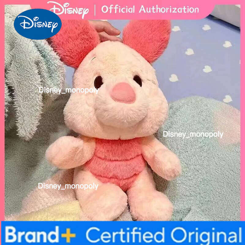 Disney 30CM Winnie The Pooh Piglet Plush Toy Bag Knapsack Cute Cartoon Animal Doll Anime Companion Memorable Birthday Gift H2601261