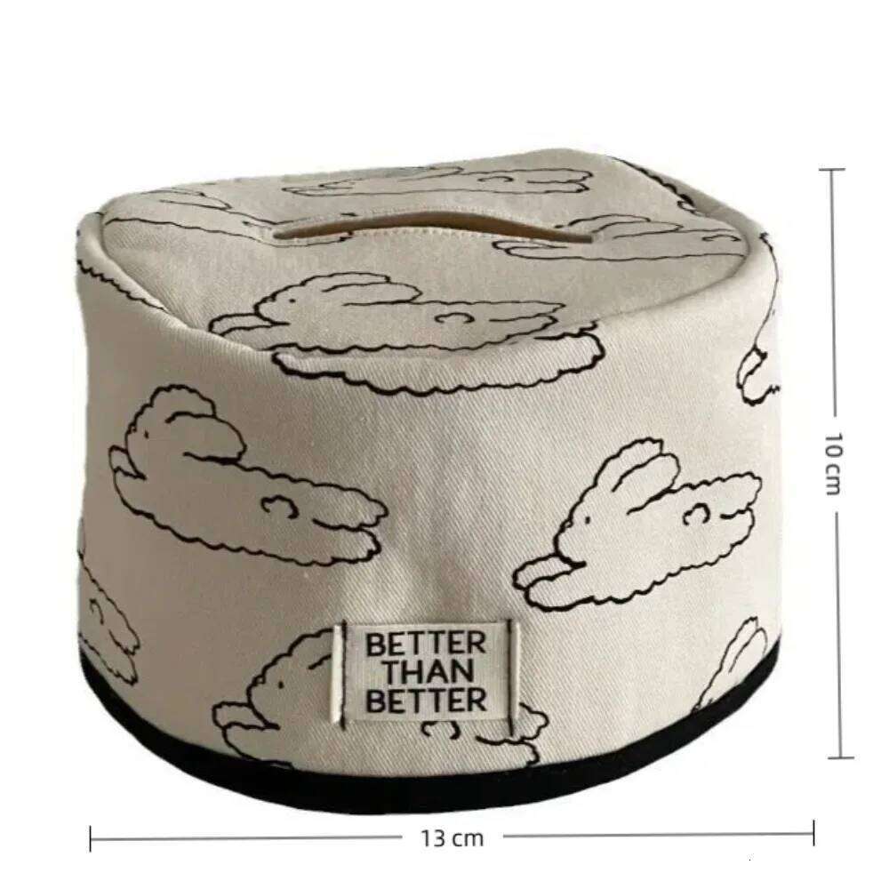 Bowknot Table Decor Storage Napkin Box Space-saving Roll Paper Tissue Case Holder Home