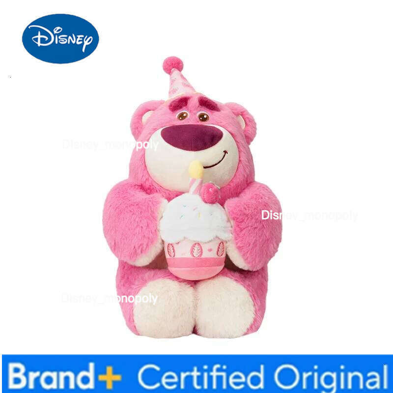 Disney Pixar Lotso Music Plush Toy Fill Doll Super Soft Cute Children'S Home Decoration Pillow Girl'S Birthday Gift H260126
