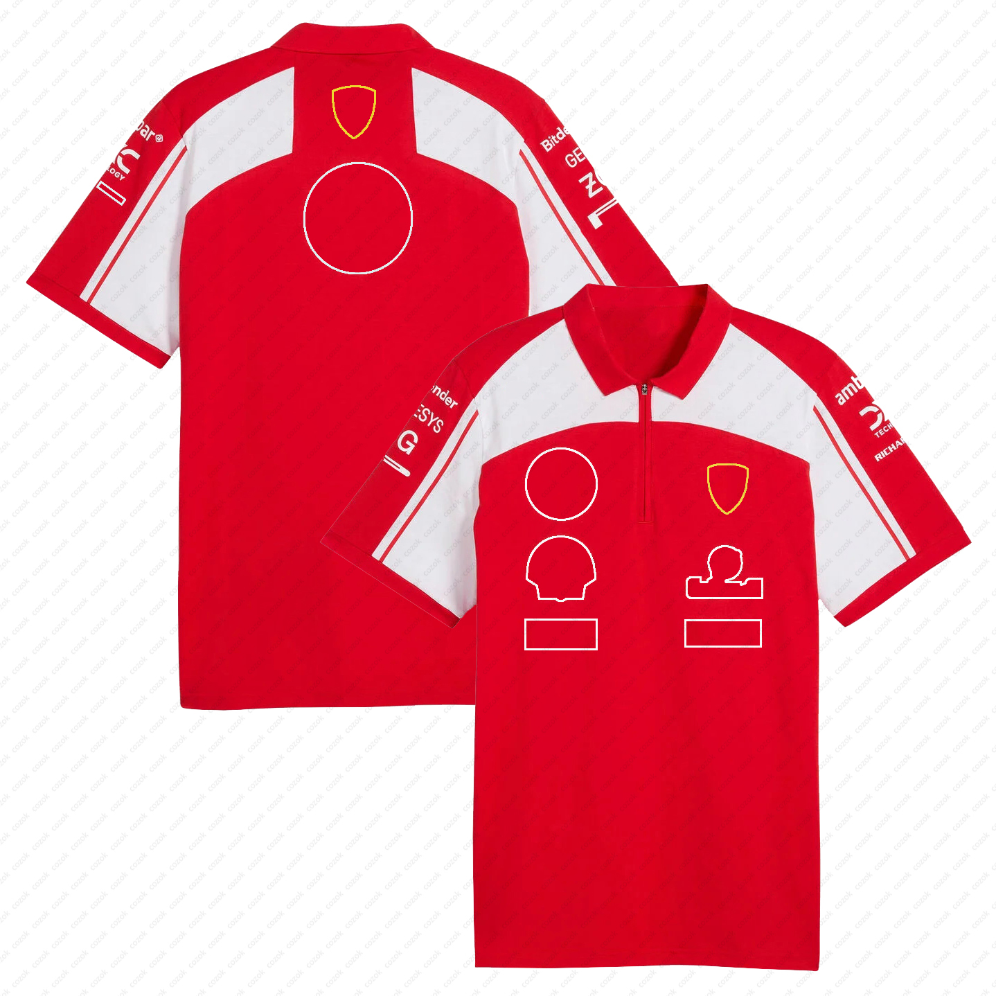 F1 Replica 2026 Polo Shirt Team T-shirt Formula 1 Driver Racing Suit Polo Jersey Motorsport New Season Red Men Women Fans T-shirts