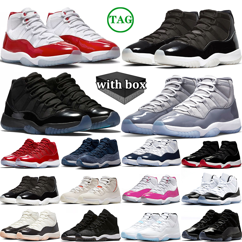 Free Shipping With Box Designer Basketball 11 11s jordanshoes11s Shoes jordan11men sneakers for mens womens bred cherry trainers Sports runners size 5.5-13