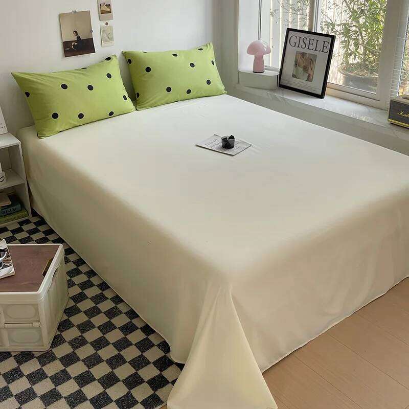 Green Polka Dots Duvet Pillow Case Bed Sheet AB Side Quilt Cover Stripe Boy Kid Teen Girl Bedding Linens Set King Queen Y260124