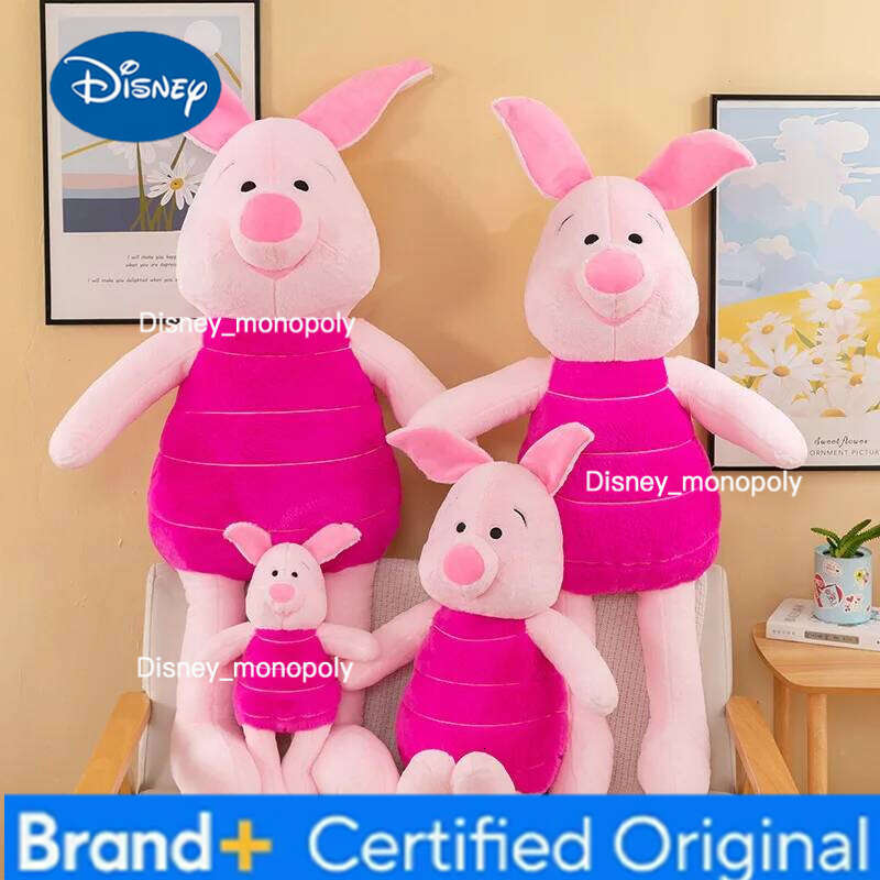 Disney 120cm Pink Piglet Plush Winnie The Pooh Cute Toys Cartoon Stuffed Anime Plushie Big Piggy Doll Kid for Gifts H260126