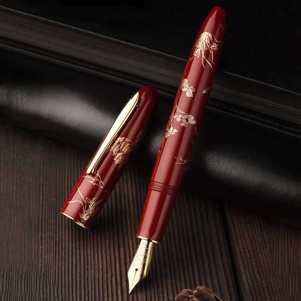 Hongdian N23 Fountain Pen Rabbit Year Limited High-End Students Business Office Writing supplies Gold Carving student gift pens 26Y0126