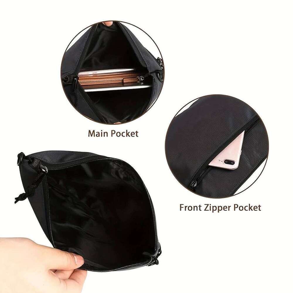 1 piece casual fashion chest sports trendy waist bag, single-shoulder crossbody bag XJ260125