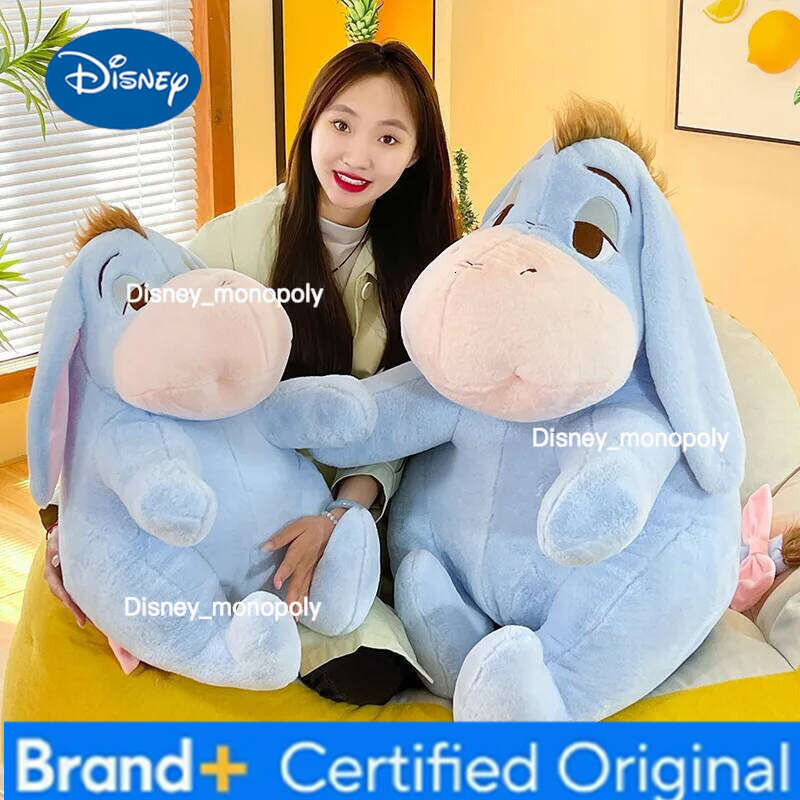Disney New Winnie The Pooh Eeyore Toy Cute Cartoon Stuffed Plushie Kawaii Donkey Doll Anime Plush Pillow Toys Kid for Gift H260126