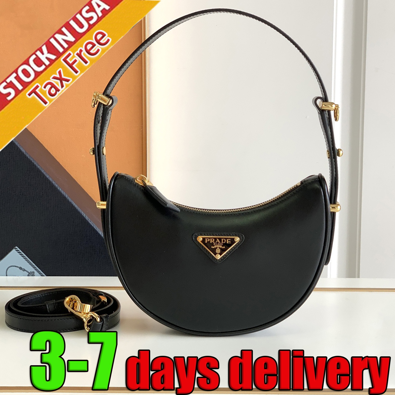 Designer Bag Nylon Hobo bag Shoulder Bag Women Half-Moon Purse Underarm Bag Vintage Classic Crescent Bag Casual Crossbody Bag Daily Outfit Handbag New Luxury Bag