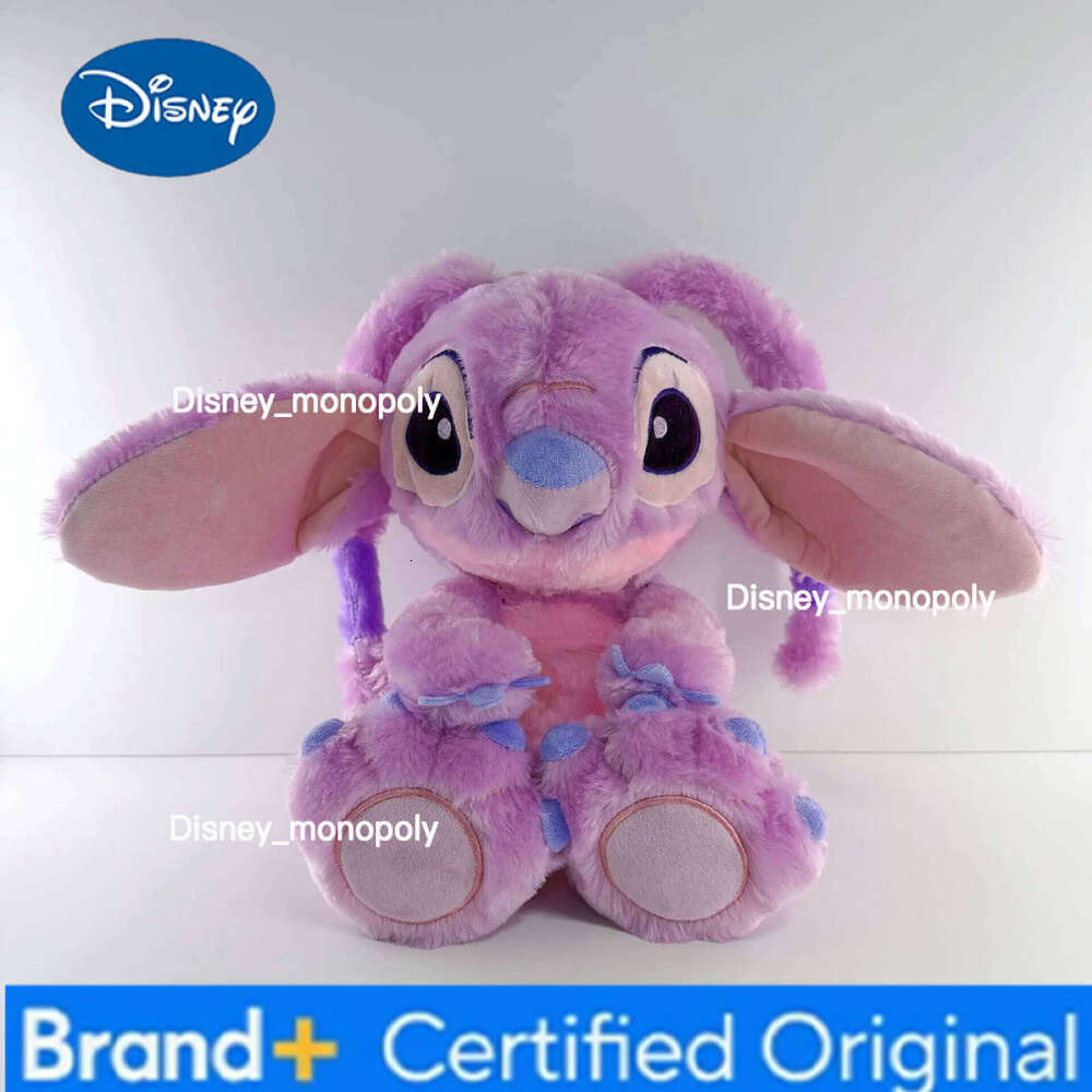 Disney New Lilo&Stitch Plush Doll Breath Child Peluche Kawaii Soothes Toy Anime Baby Music Light Sleep Toys Pink Stitch Kid Gifts H2601261
