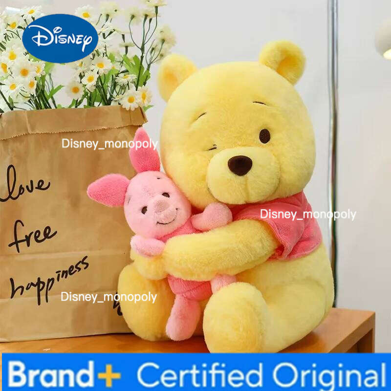 Disney HOTSALE 35cm Winnie the Pooh Plush Toy Cute Little Bear Vivi Doll Friend Birthday Gift Chrimas gift H260126