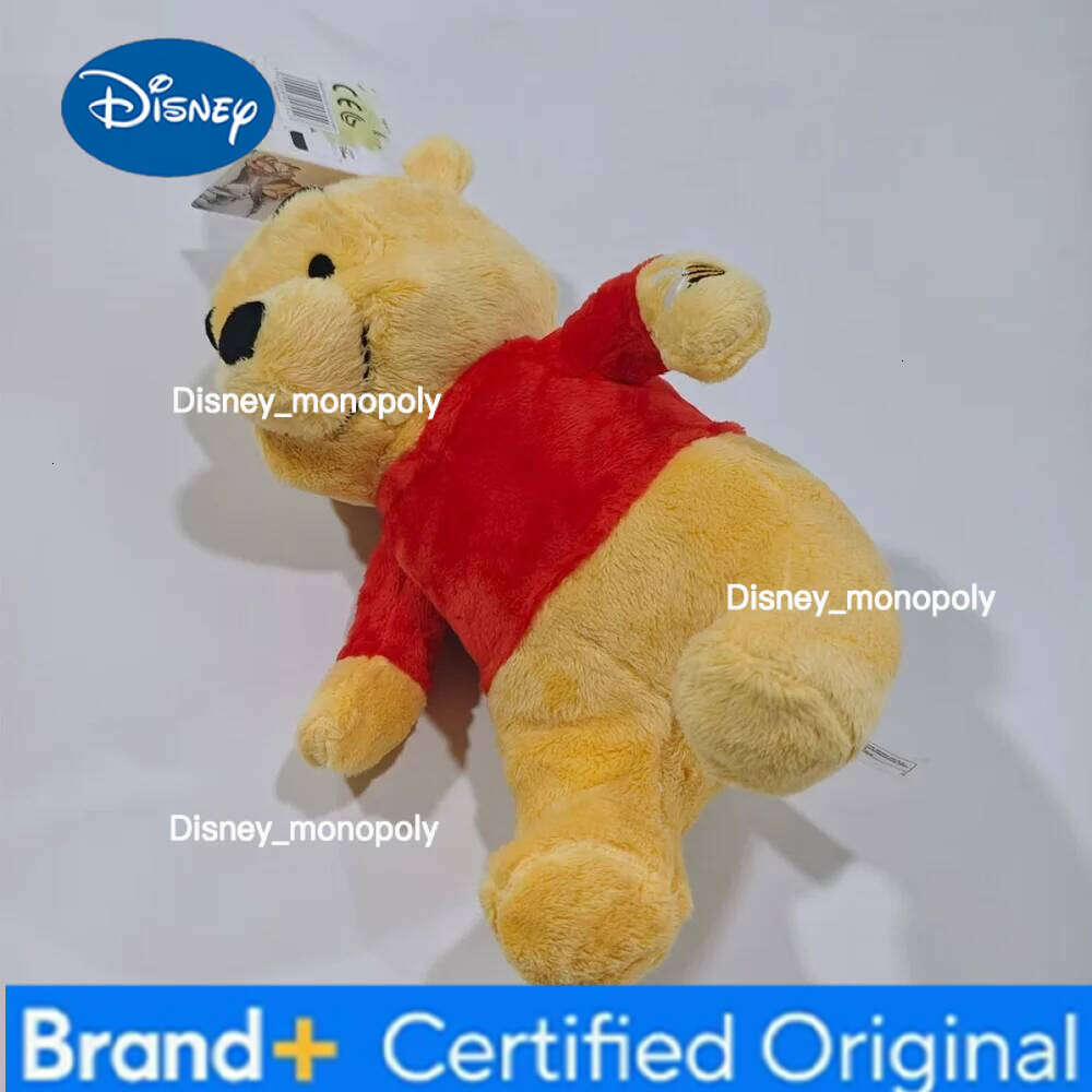 Disney the Pooh Cute Soft Stuffed 22CM Sitting Winnie Bear Plush Dolls Baby Toys Home Decor Gifts for Children H260126