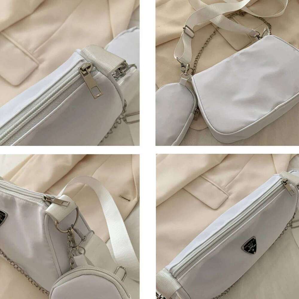 Fashionable Minimalist Nylon for Women Portable Casual Underarm Students Crossbody Bag XJ260125