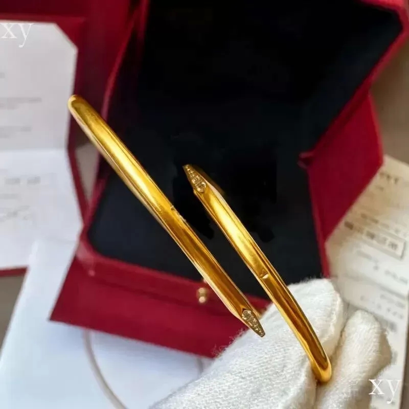 bracelet designer bracelet luxury bracelet Fashion unisex cuff gold bangle fashion bracelets diamond jewelry Mens Womens Valentines Day gifts size17 1 X7k5#