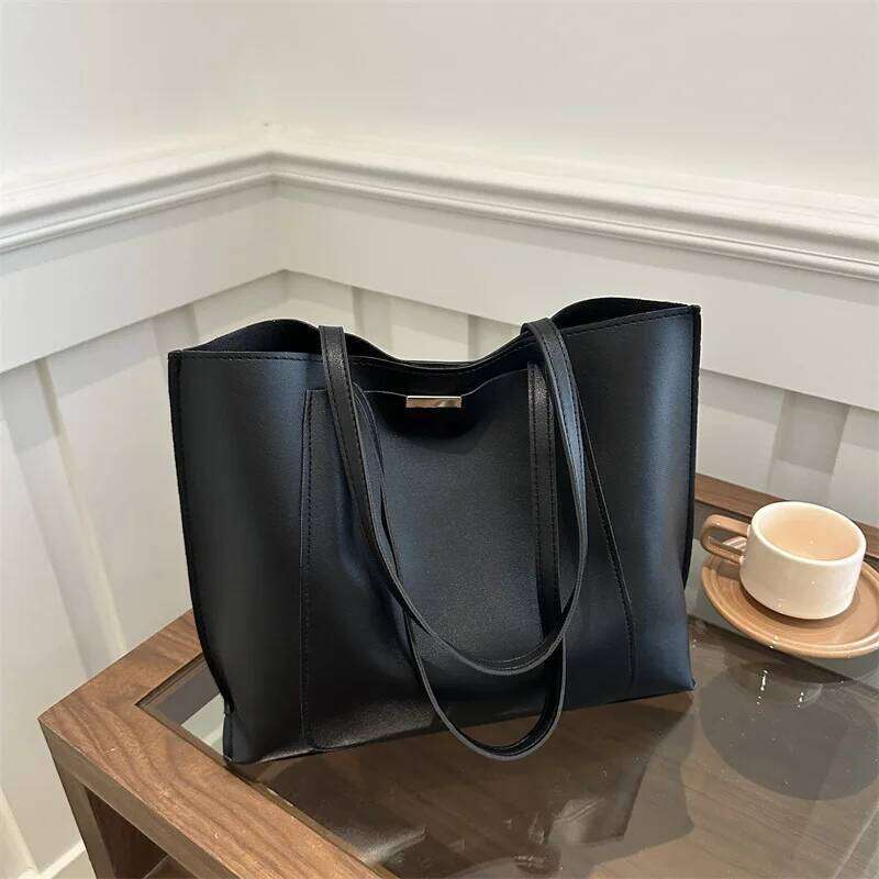 New large-capacity shoulder trendy tote bag, new retro commuter handbag XJ260125