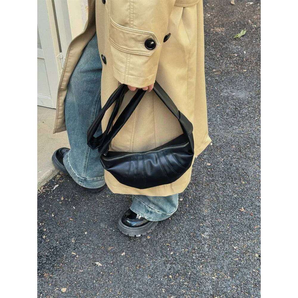 Simple Retro Neutral Style PU Leather Women's Shoulder Bags Solid Color Ladies Handbag Casual Versatile Female Messenger Bag XJ260125