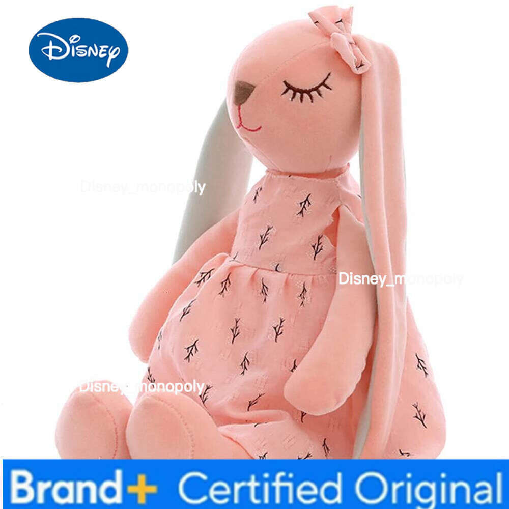 Disney Cute Animals Comforter Stuffed Bunny Plush Toy Baby Appease Towel Sleeping Toys For Babies 0 12 Months H260126
