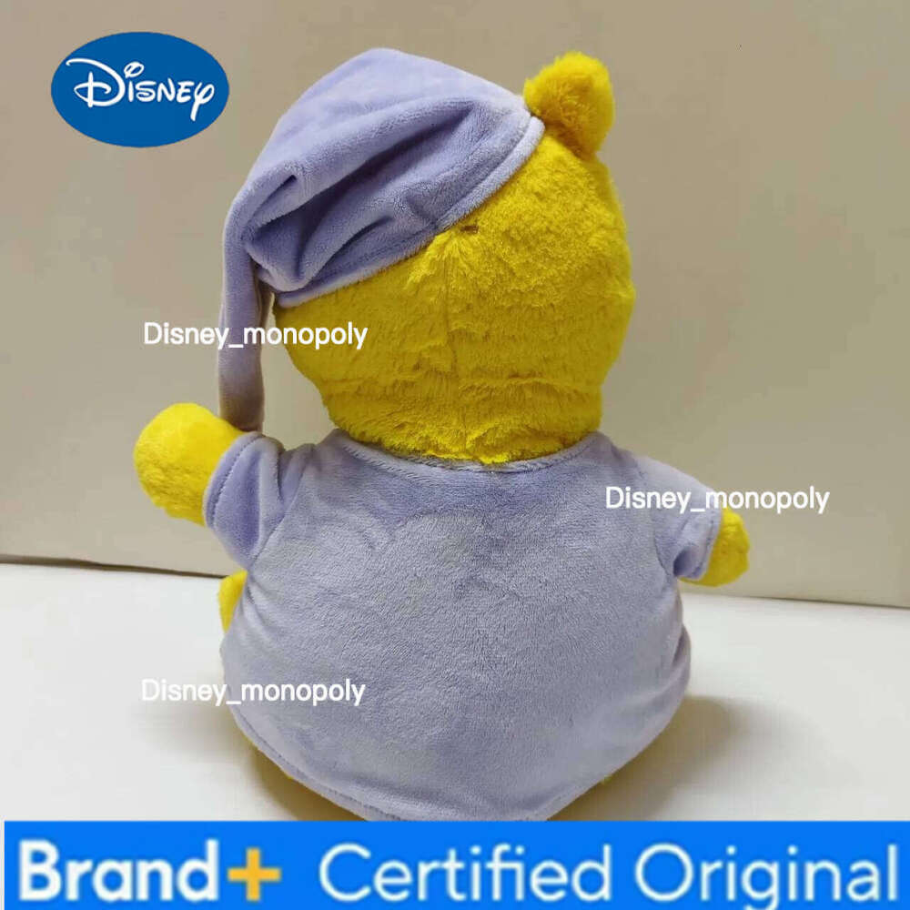 Disney 30cm Series Bear Stuffed Toys Kawaii Pajamas Winnie the Pooh Plush Dolls Gifts for Children Kids H260126