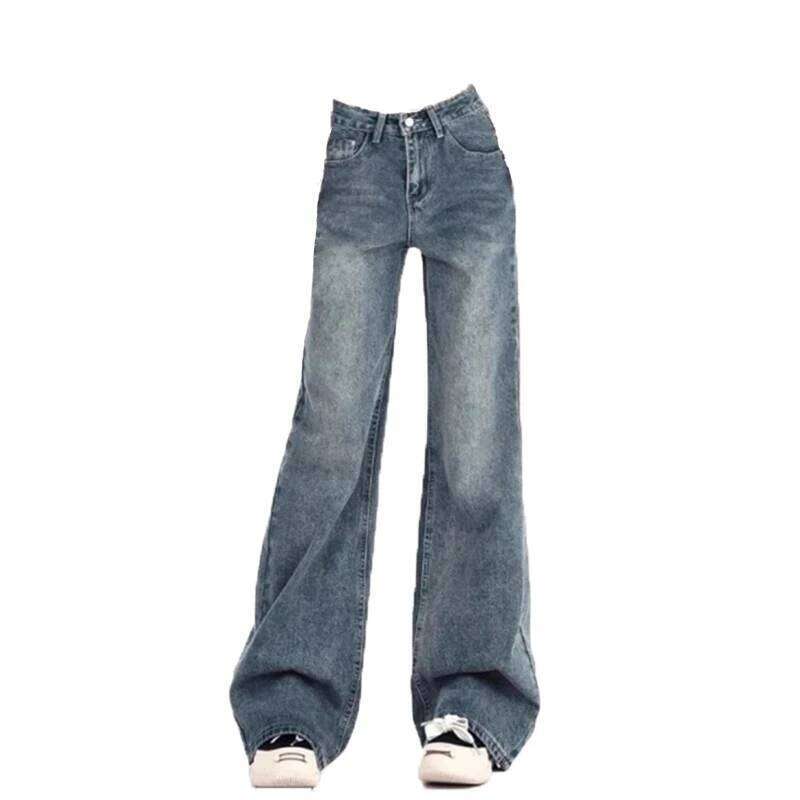 Ladies Jeans Flare Trousers Leisure Slimming Vintage Inspired Autumn High Waist Bell Women's pants Flared jeans y2k C260126 - view 4