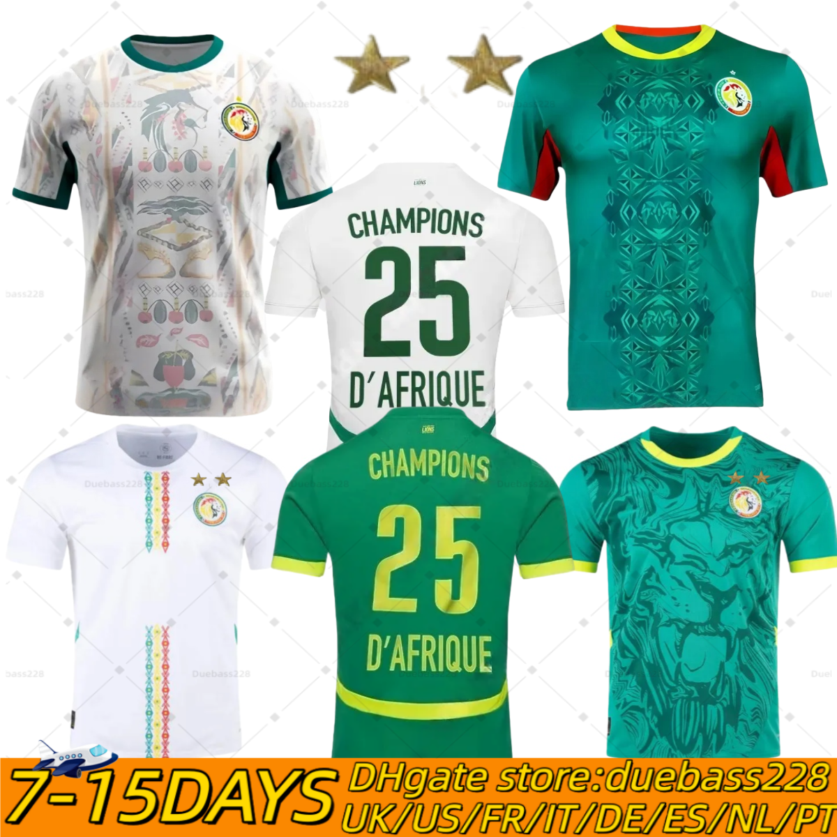 Senegal 25 26 Africa Cup jerseys 2025 MANE N.JACKSON Senegal football shirts kids kit KOULIBALY P.M.SARR NDIAYE NIAKHATE jersey national team Kids