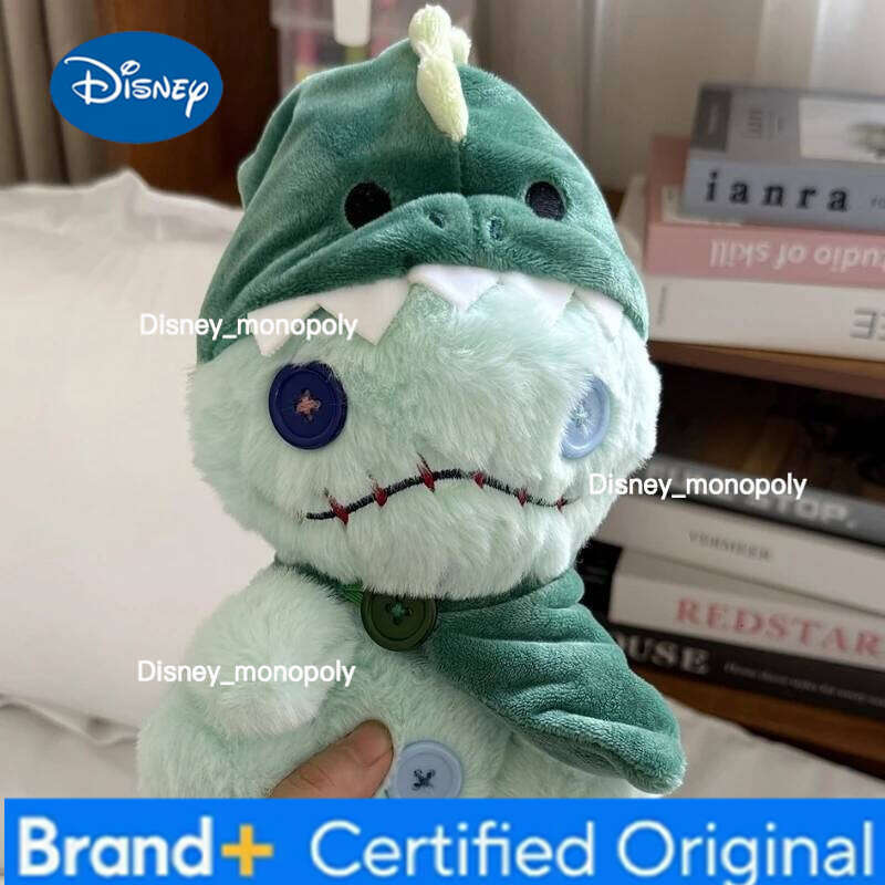 Disney 25-55cm Pajama Series Stitch Minnie Plush Toy Sleepy Winnie The Pooh Chip&Dale Jack Ghost Pillow Doll Birthday Christmas Gift H260126