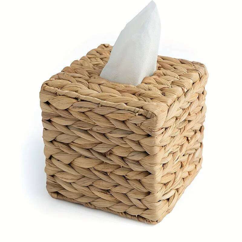 Tissue Bohemian Style Box Holder Decorative Handkerchief Cube Suitable For Bathroom And Desktop Storage Shelf Basket