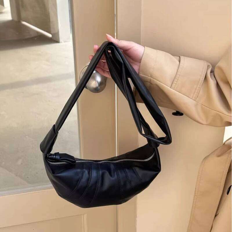Simple Retro Neutral Style PU Leather Women's Shoulder Bags Solid Color Ladies Handbag Casual Versatile Female Messenger Bag XJ260125