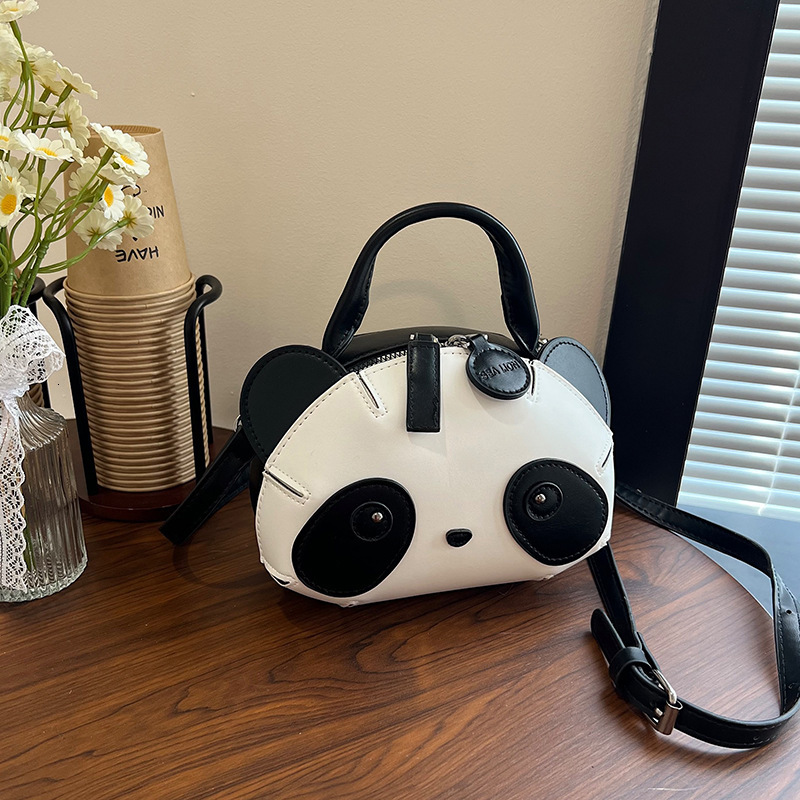 Childlike Cute Panda Style Crossbody New Large Capacity Children's Shoulder Cartoon Internet Celebrity Hot Bag
