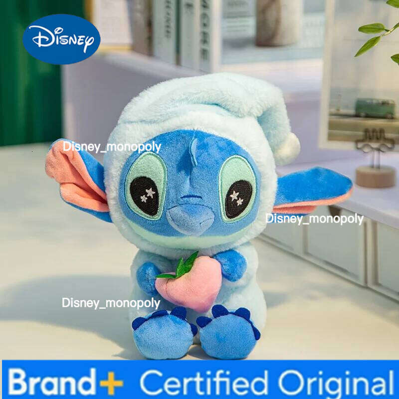 Disney 25cm Stitch Mickey Cartoon Kawaii Soft Stuffed Dolls Girls Companion Plush Toys Homedecor Pillow H260126