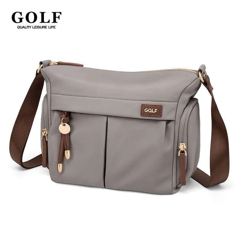 GOLF Women Crossbody Nylon Female Cross Shoulder Bag Waterproof Woman Versatile Cell Phone Sling Bags Ladies Black Antitheft XJ260125