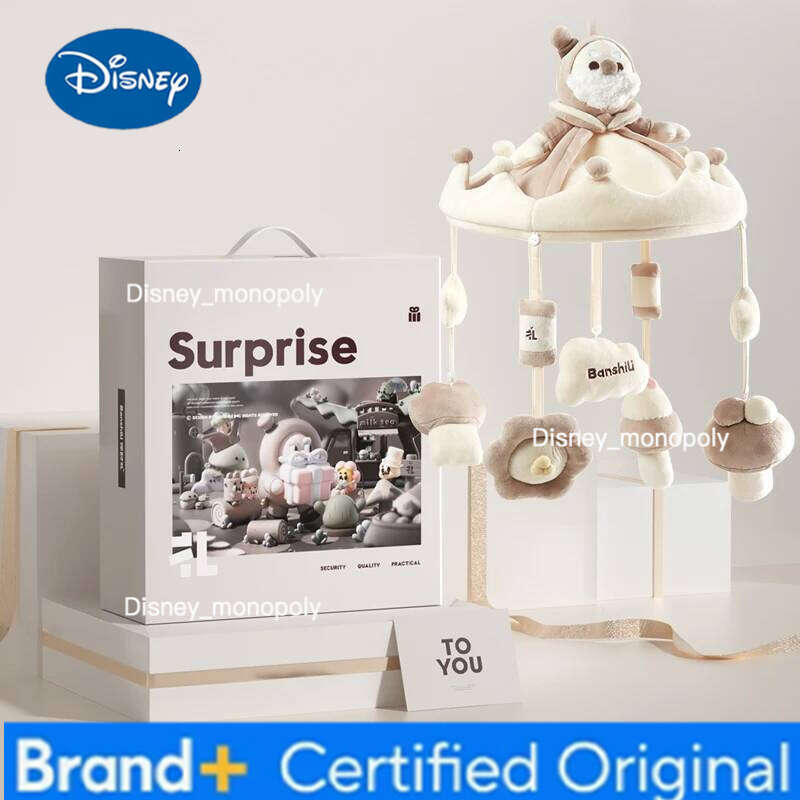 Disney Banshili Music Bed Bell Cute Cartoon Soothing Boys and Girls Toys Mobile for Crib Baby H260126