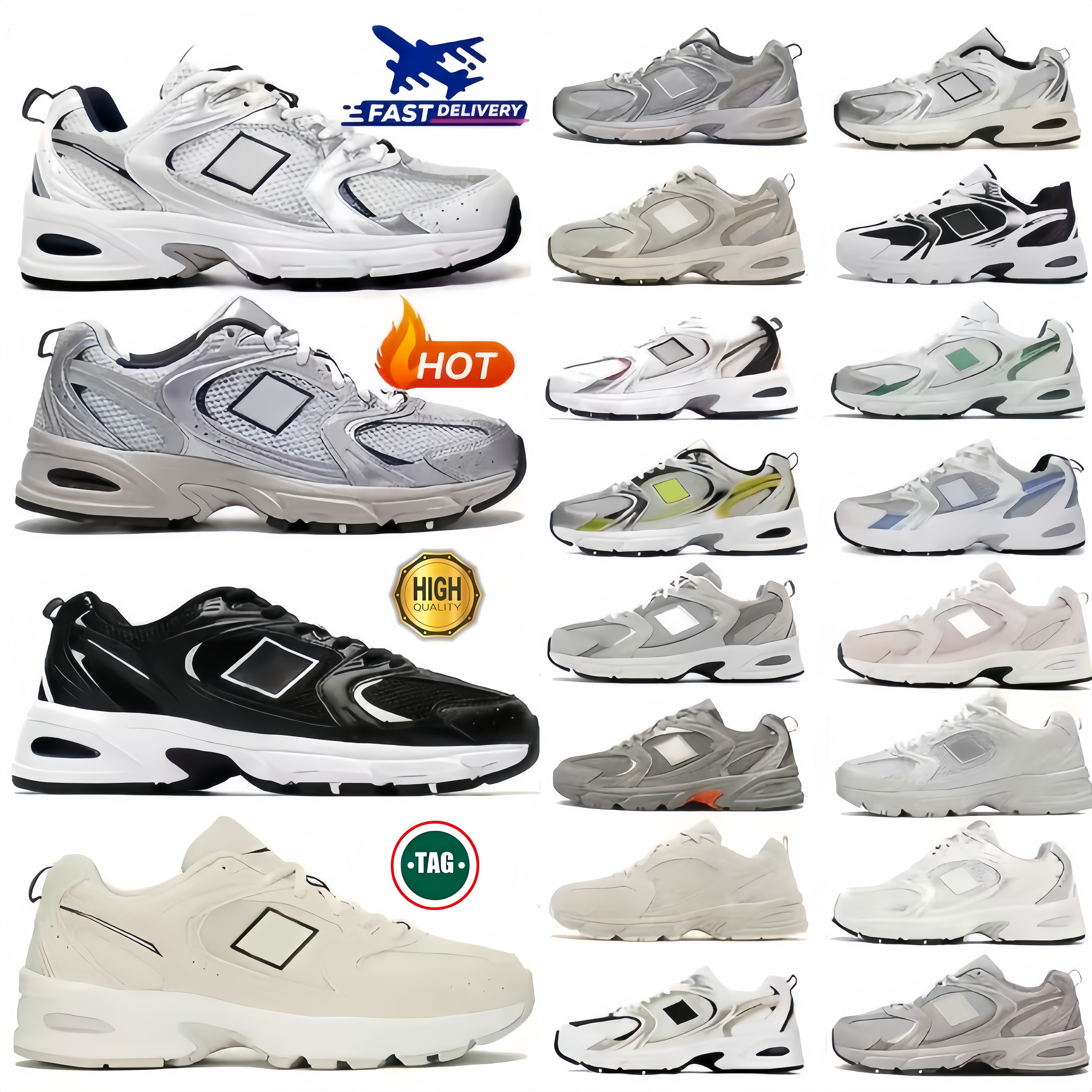 Top sale New Designer Shoes Women Casual Men Breathable Mesh N 530 Trainers Unisex Zapatos Leisure Green Black White men Sneakers shoes