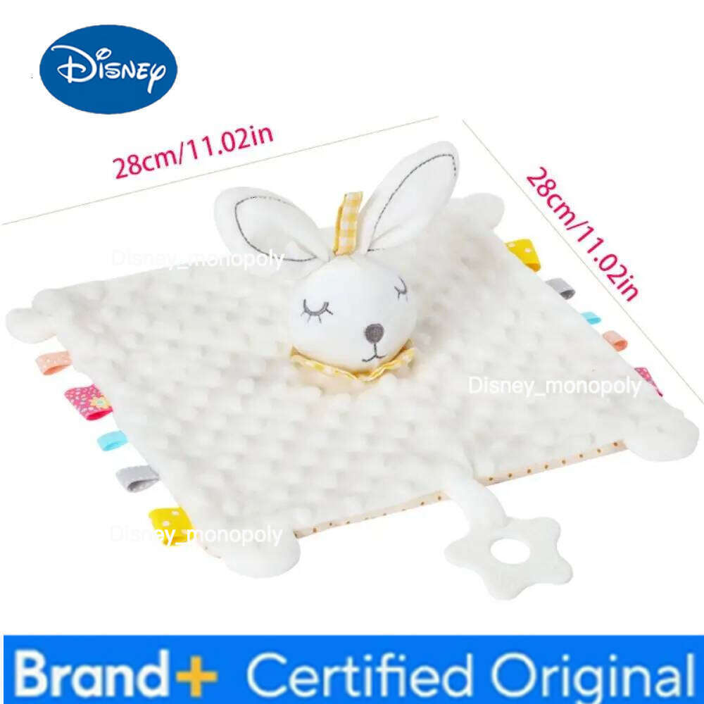 Disney Comforter Baby Security Soothing Snuggle Toy Stuffed Animal Newborn Saliva Towel Silicone Teether Adorable H260126