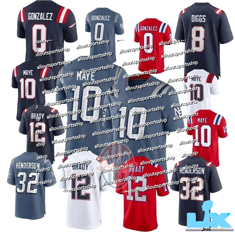 2026 Super B New Englands city PatriotsES Jersey Drake Maye Jersey Hunter Henry Jersey Rhamondre Stevenson Jacoby Rivalries Collection Football Jerseys