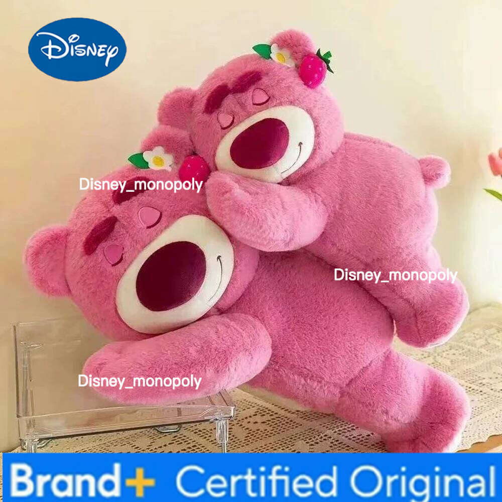 Disney Toy Story Lotso Cute Bear Strawberry Sofa Plush Pillow Stuffed Toys Children Girls Friends Festivals Birthday Gift H260126111