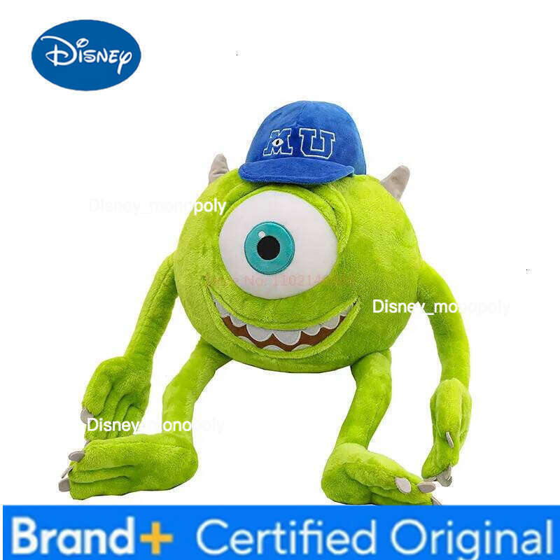 Disney Monster University Mike Wazowski Plush Long Leg Big Eye Doll Stuffed Pillow Sofa Back Cushion Room Decoration Toys Gifts H260126