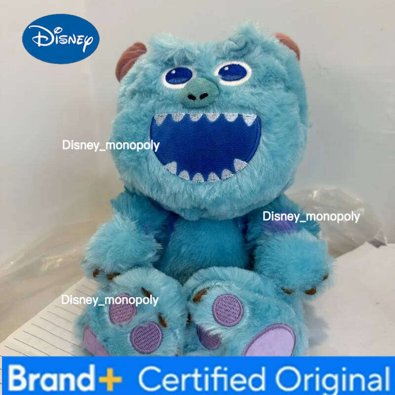 Disney Monsters University Sitting Plush Toys Sulley Sullivan Stuffed Animals Soft Kids Doll Children'S Birthday Festival Gifts H260126