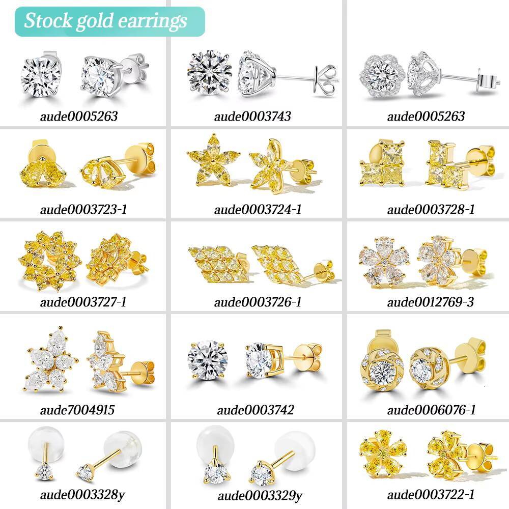 Toi Et Moi Diamond IGI Jewelry Card 1CT and 05CT Studs DEF VS HPHT CVD Starsgem 10K Solid Gold Lab Grown Diamonds Earrings