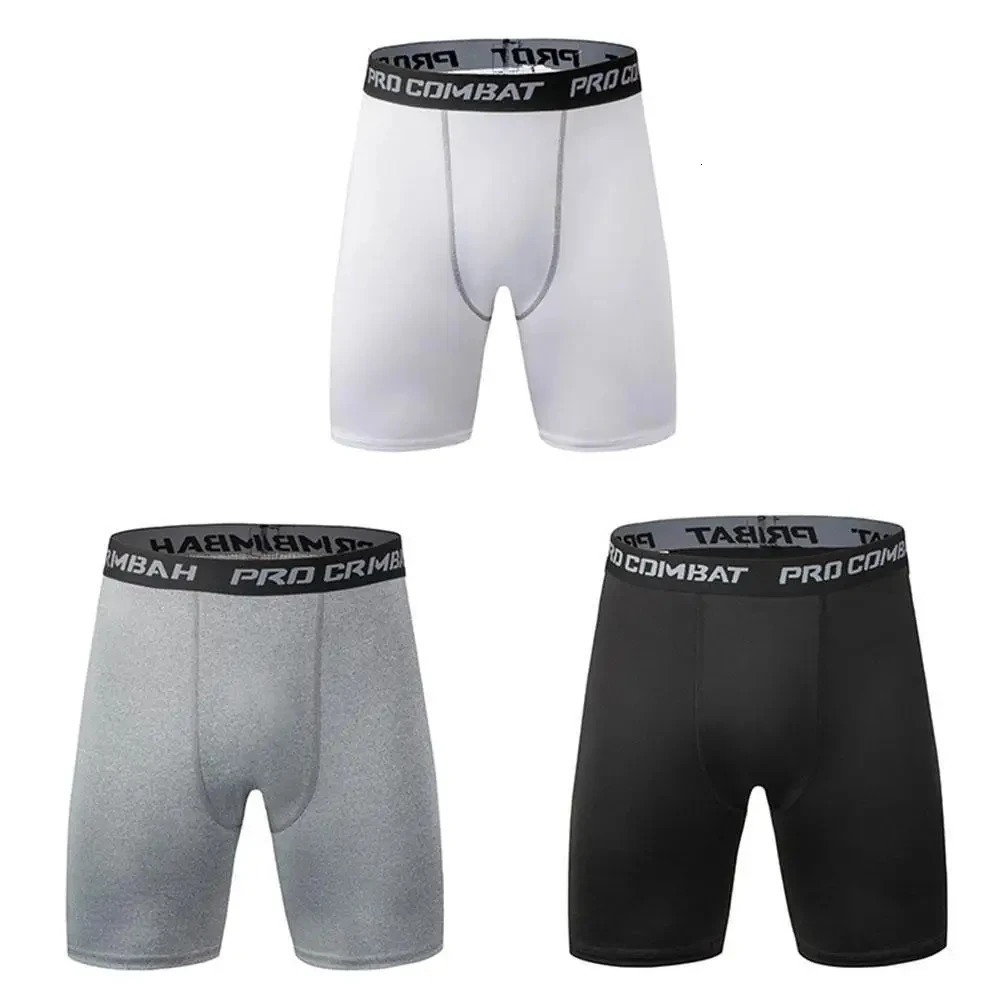 1 Pcs Mens Plus Size Black and White Long Sports Underwear Running Fitness Basketball Football Elastic Waist Shorts Teenagers 260121