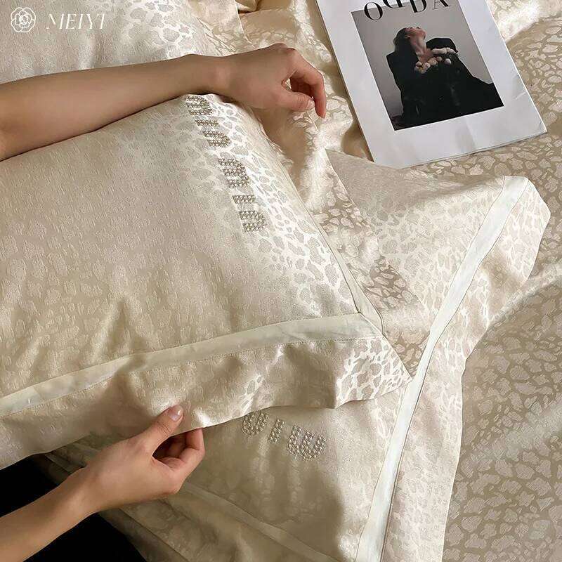 Customizable high-end pure cotton 100S bed sheet four-piece set Y260124