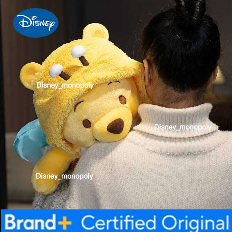 Disney Bee Plush Toy 25/35/50 Cm Kawaii Cartoon Winnie The Pooh Children'S Gift Doll Ornament H260126