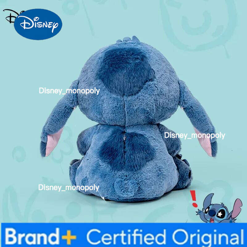 Disney Kawaii Stitch Stuffed Toys Cartoon&Cute Lilo&Stitch Ears Can Move Plush Dolls Birthday Gift For Kids Or Girlfriend H260126