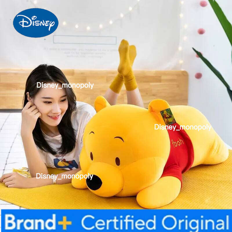 Disney The Plush Doll Prone Posture Winnie Pooh Bear Soft Stuffed Toy Cartoon Pillow Kids Xmas Birthday Gifts H260126
