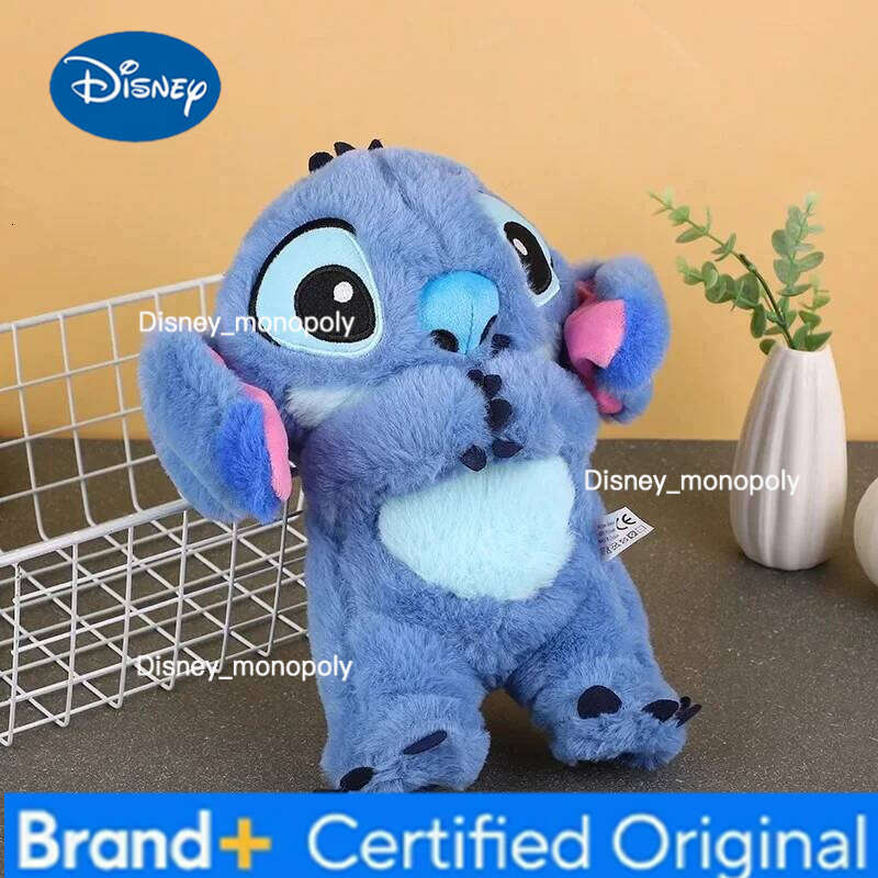 Disney Pink Angel Stitch Plush Doll - Breathing Light & Music, Cute Anime Soothe Toy for Babies/Kids, Ideal Christmas/Birthday Gift H260126