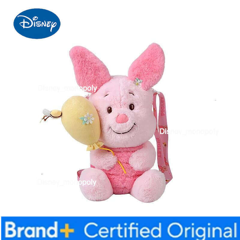 Disney Winnie the Pooh piglet Plush Anime Cartoon & Cute Doll keyring Children's Toy Backpack Pendant Birthday Present H260126