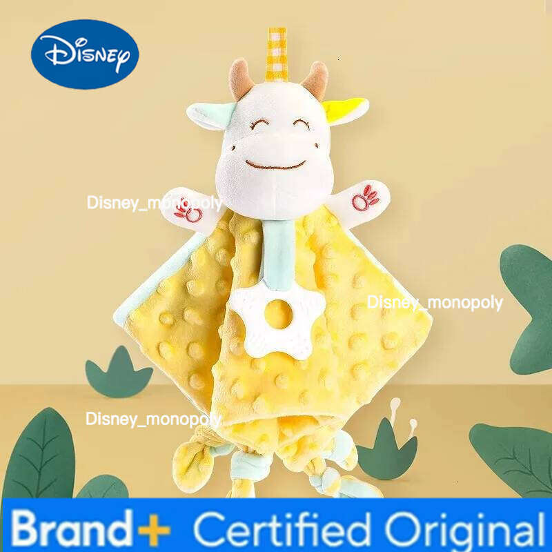 Disney Baby Comforter Stuffed-Animal Security Blanket for Babies-Soothe Appease Towel// Soft Plush Newborn Sleeping Dolls H260126